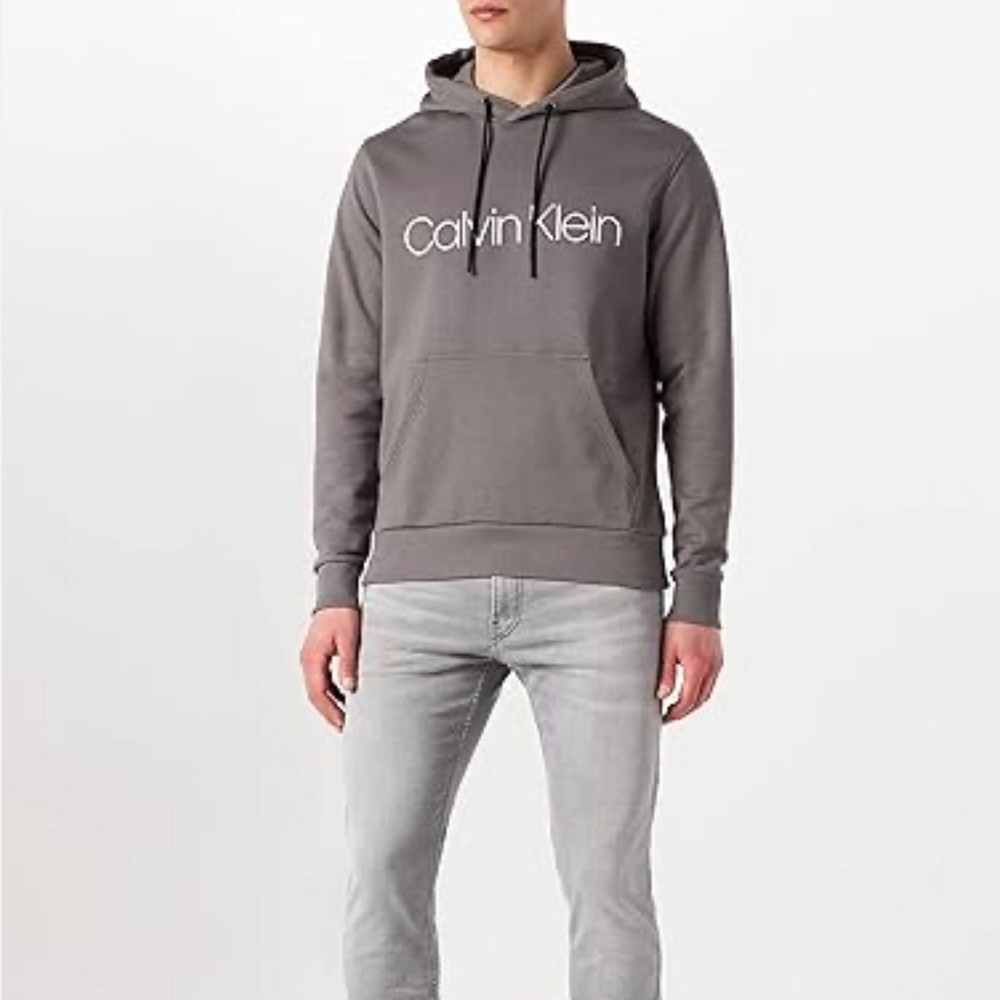 Calvin Klein Men's Charcoal Hoodie
